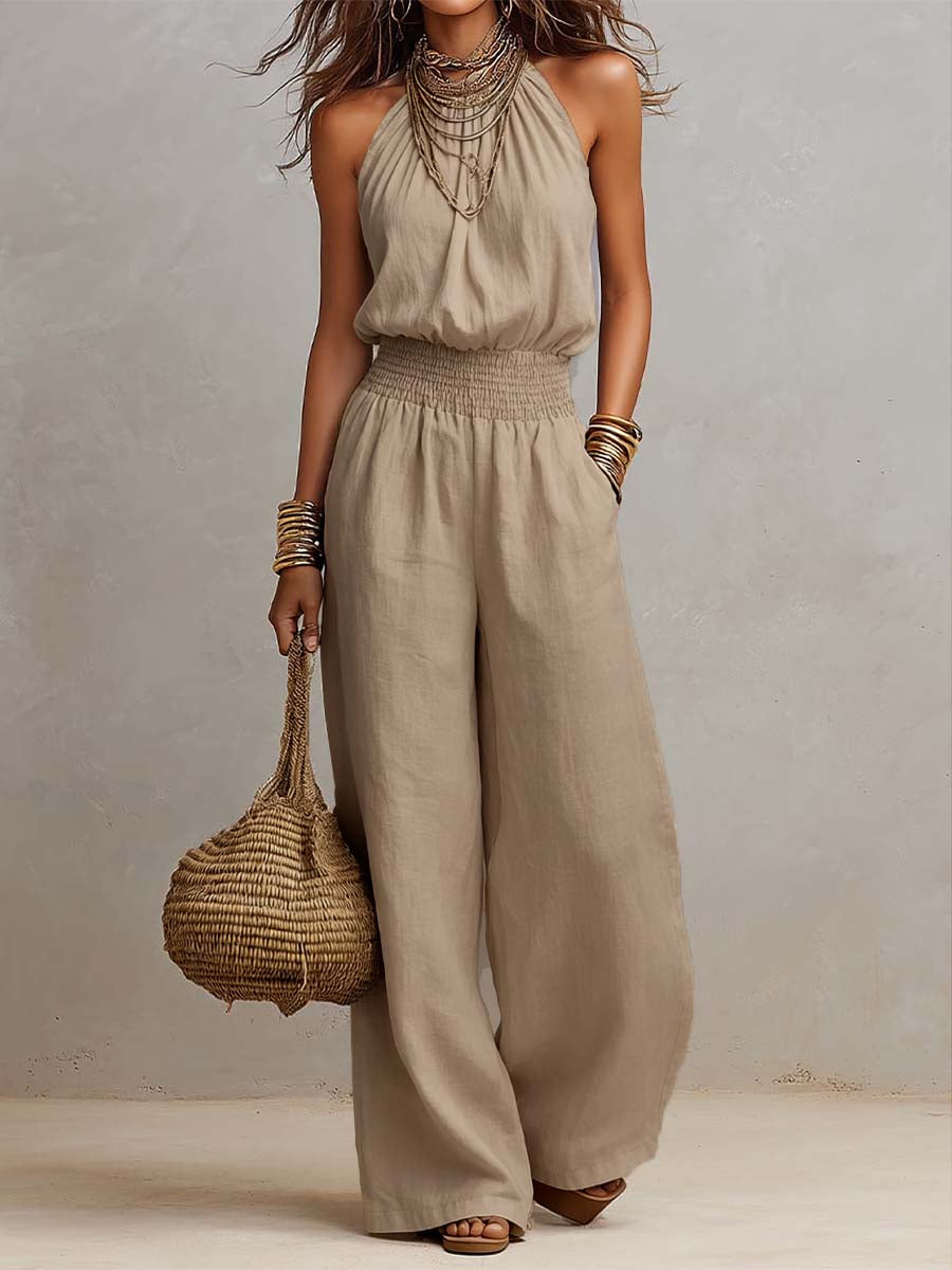 Ainhoa | Mono con cuello halter