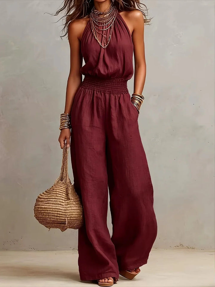 Ainhoa | Mono con cuello halter